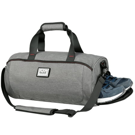 Fitibest Sports Gym Bag with Shoes Compartment Travel Duffel Bag Travel Shoulder Bag for Men and
