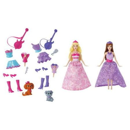 Barbie The Princess and The Popstar Mini Doll Giftset Walmart