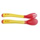 thumbnail image 1 of Juego de cucharas de plástico para bebés pequeños, utensilios para niños pequeños, herramienta de alimentación infantil, vajilla sensible al calor, gran oferta, 3 piezas, 1 of 4