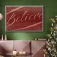 thumbnail image 6 of Believe - Framed Gallery Wrapped Holiday Canvas - 27 x 41 - White Frame, 6 of 8