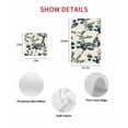 thumbnail image 7 of Blueberry Spring Leaves Kitchen Dish Towels for Drying Dishes Set of 2, Beige Botanical Branches Waffle Weave Microfiber Hand Tea Bathroom Towels Quick Dry & Absorbent Towel 15.7x23.6, 7 of 7