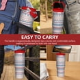 thumbnail image 7 of Christmas 30oz Handheld Travel Tumbler with Handle – Double Wall Stainless Steel Insulated Cup, Flip Straw Lid, Leak-Proof & BPA-Free for Hot and Cold Drinks – Durable Coffee & Juice Mug Black, 7 of 7