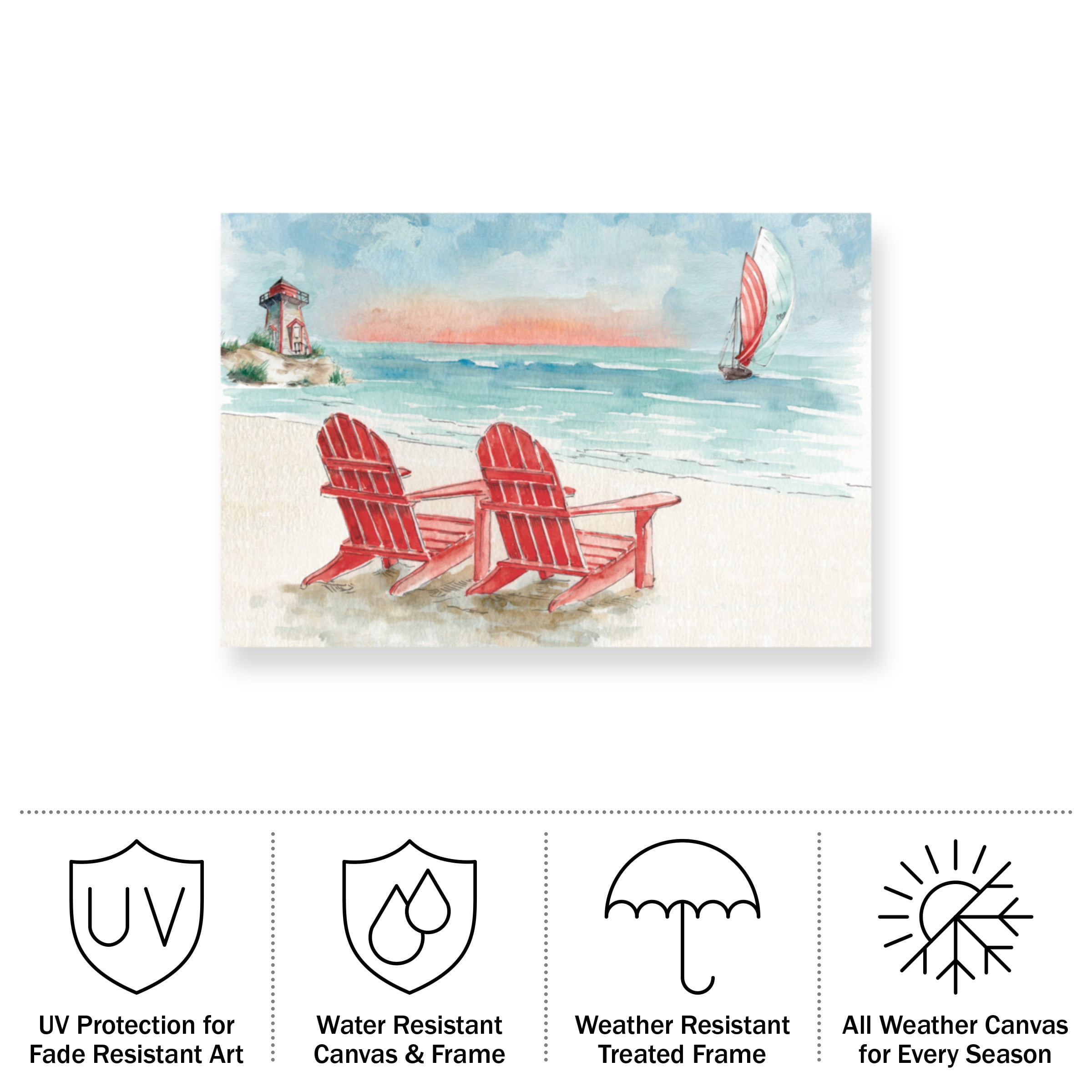 Lisa Audit 'In the Moment VII' Outdoor Canvas 12x19