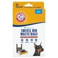 thumbnail image 2 of (2 pack) Arm & Hammer Swivel Bin Dog Waste Bags, Copper, 20 Count, 2 of 3