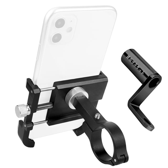 luminium Alloy Bicycle Mobile Phone Holder 360° Rotation Adjustable Motorcycle Phone Mount for Mountain Bike Road Bicycle