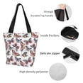 thumbnail image 4 of Disketp Vintage Butterflies Bolsa de Hombro Casual para Mujer, Bolso Cruzado para Compras, Viajes y Uso Diario, 4 of 6
