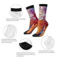 thumbnail image 3 of Logiee Trio Of Dripping Cones Print Adult Socks for Men & Women,Calf Socks, Ankle Socks,Boots Socks,Breathable Casual Sock,Unisex Crew Socks, 3 of 6