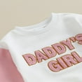 thumbnail image 4 of Baby Boys Pants Set Long Sleeve Letters Sweatshirt with Elastic Waist Sweatpants Infant Clothes 2-3 Years, 4 of 8