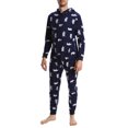 thumbnail image 1 of Top Shelf Men's Fleece Onesie - Adult One Piece Zip Up Pajamas & Loungewear - Available in Fun Holiday Styles - Polar Bears, Large, 1 of 3