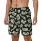 thumbnail image 1 of Balery Dollar Bañador para hombre, shorts de playa de secado rápido con entrepierna y forro de compresión-Large, 1 of 6