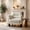 Beige, variant on Melocadol Chenille Upholstered Accent Chair, Comfy Wide‑Seat Armchair, Compact Single Sofa for Living Room Bedroom Office, Beige