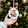thumbnail image 5 of 67 Ornament, Funny Christmas Ornament 2025, Santa Says Six Seven Meme Santa Ceramic Ornament, Humorous Gag Gift for Friends Family, 5 of 5