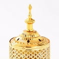 thumbnail image 2 of kurtrusly Brûleur d'Encens Islamique au Charbon Design Encensoir Doré Porte-Bougie Style 2, 2 of 8