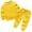 Yellow, variant on LNMQLPDBS Baby Girls Crewneck Sweatshirt Set Toddler Solid Pullover Outfit Kids Cuffed Jogger Pants Girls Casual 2 Piece Clothing with Side Pockets for School Daily Wear