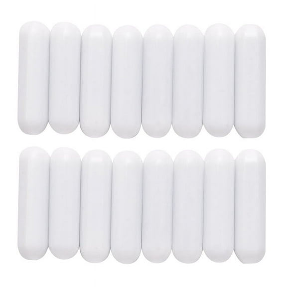 16 Pcs Magnetic Stirrer Mixer Stir Bar Rod Plate Bar, Magnet Stick (30 mm/ 1.18 Inch)