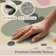 thumbnail image 6 of ODIKA 4'x6' Pastel Floral Elegance with Retro Garden Washable Area Rug Chic Botanical Patterns Soft Vintage Vibes Pet Friendly, Non-Shedding for Bedroom, Reading Nook, 6 of 7