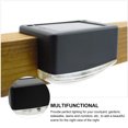 thumbnail image 2 of Miangastore Solar Stair Light Black 4Pcs 3.3X2.2X2 In, 2 of 9