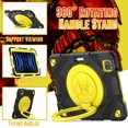 thumbnail image 3 of ELEHOLD Kids Case for iPad Pro 11" (2022/2021/2020/2018) / iPad Air4 Air5 10.9",Rugged Shockproof Case with 360° Rotatable Folding Handle Grip Kickstand Crossbody Shoulder Strap Pencil Holder,Yellow, 3 of 8