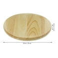thumbnail image 2 of Raindrops Round Chair Seating Part Stool Wood Seating Part 1Set for Home Kitchen, 2 of 6