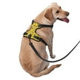 thumbnail image 2 of Haiem Duck1 Pattern No-Pull Dog Harness Reflective Front Clip Vest with Handle,Step-in Air Dog Harness,Adjustable 2 Metal Rings 4 Buckles-Medium, 2 of 6