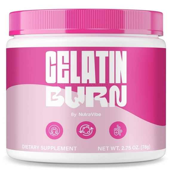 Gelatin Burn – Natural Daily Powder Formula Designed to Align with Fitness Goals, Support an Active Lifestyle & Body Balance (30 Servings)