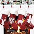 thumbnail image 2 of POINTERTECK Christmas Stocking Decorative Gift Bag Tree Pendant Non-Woven Fabrics Christmas Ornament, 2 of 10
