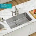 thumbnail image 2 of KRAUS Dex 33 Undermount 16 Gauge Stainless Steel Single Bowl Kitchen Sink, 2 of 12
