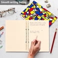 thumbnail image 4 of FORMRS 1-Subject Spiral Notebook 8" x 5" College Ruled 60 Refillable Sheet A5 Hard Cover, 2 Pack, Art Triangles, 4 of 7
