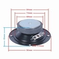thumbnail image 5 of 3inch Tweeter Speaker Hifi 4Ohm 30W Speaker Tweeter Loudspeaker Speaker Magnetic Loudspeaker Replacement for KTV, 5 of 8