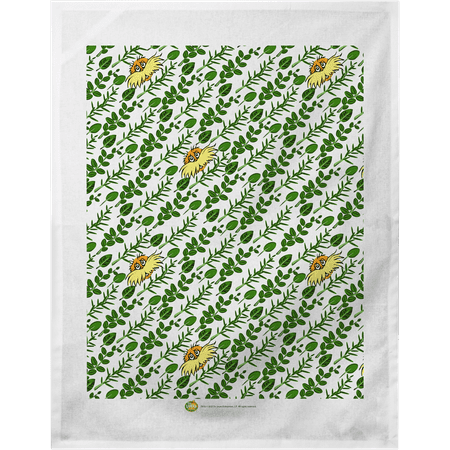 

The Lorax Pattern White Fabric Dish Towel