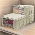 thumbnail image 3 of Primegos Non-Woven Storage Bag Dust Moisture-Proof Clothes Quilts Pillows Organizer Foldable Space-Saving Design Storage Pouch, 3 of 8