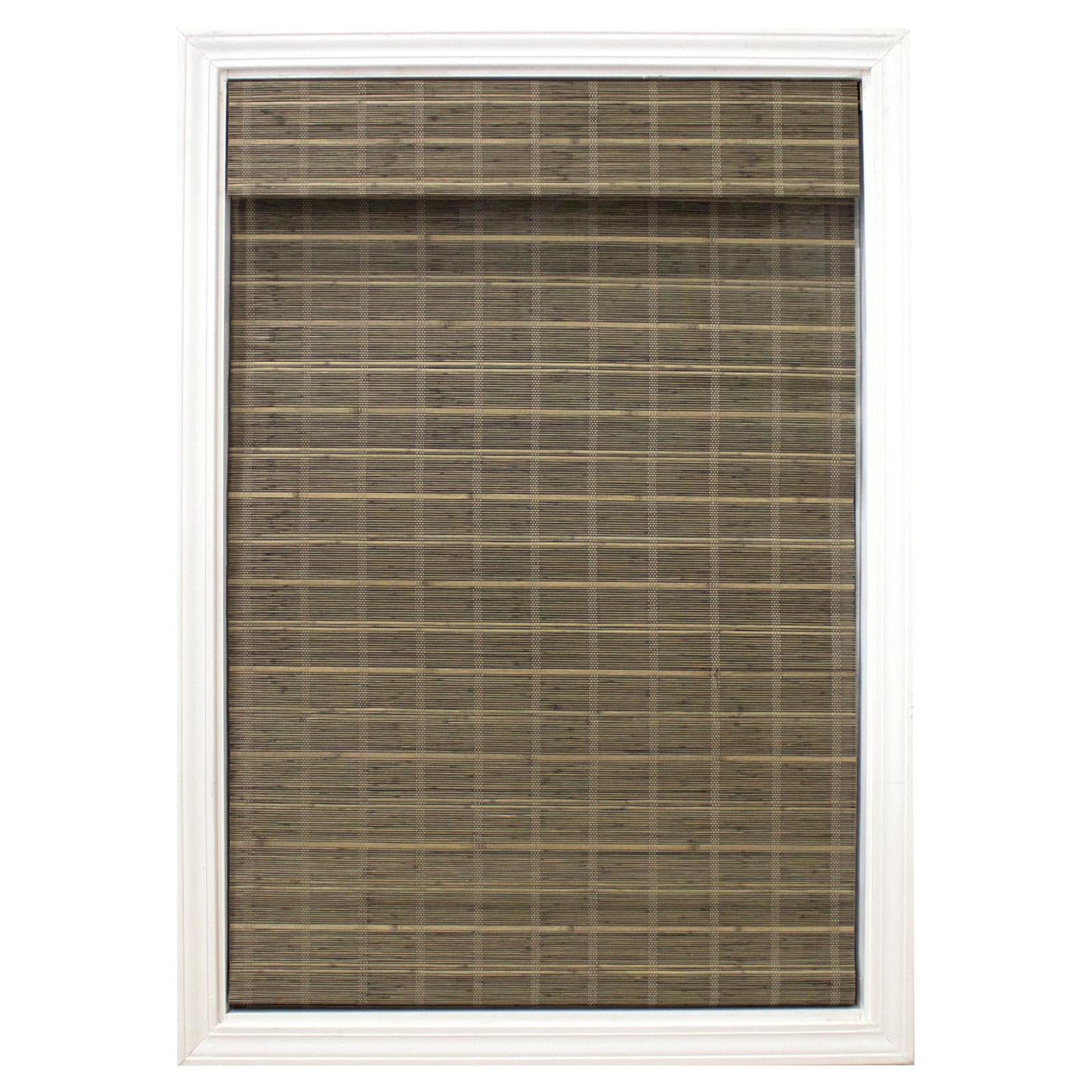 Radiance Cordless Bamboo Blinds, Cordless Blinds for Semi-Private Light Control, White, 30" x 64"
