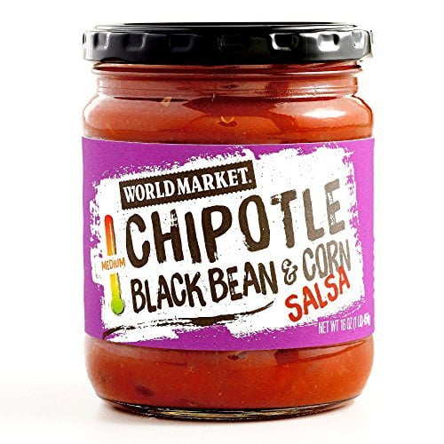 Chipotle Black Bean Salsa 16 oz each (4 Items Per Order) by