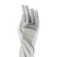 thumbnail image 3 of 1920s’ Vintage Flapper Accessories Costumes Sliver Gloves for Opera Wedding Halloween Gatsby Theme Party Performance, 3 of 7