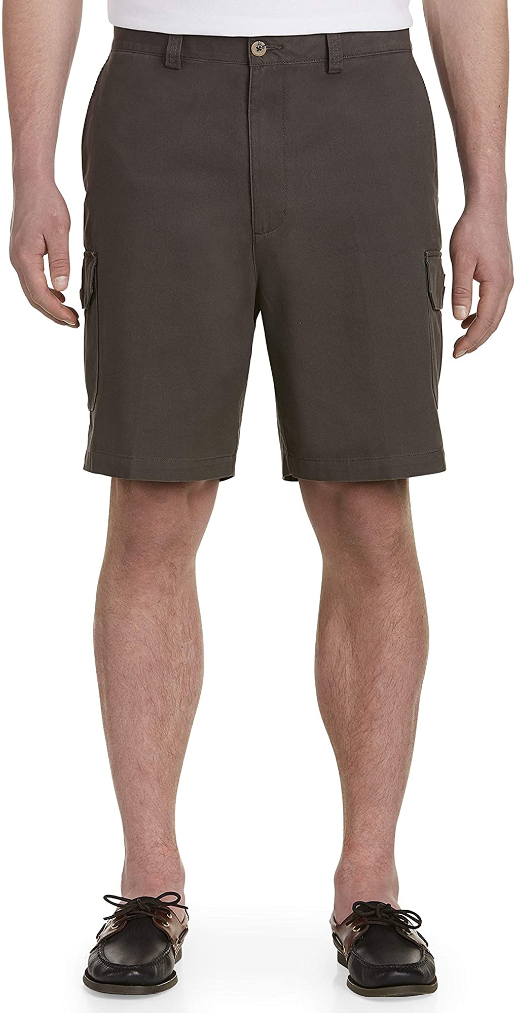 Harbor Bay By DXL Big And Tall Continuous Comfort Twill Cargo Shorts ...