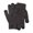 Black Gray, variant on 1 Pair Winter Gloves Touch Screen Solid Color Polyester Warm Full Finger Gloves for Cycling