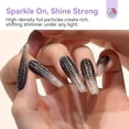 thumbnail image 5 of SAVILAND Gold & Silver Spider Gel for Nails: 2 PCS Glitter Spider Gels for Nail Art No-Wipe Unbreakable Gel Liner Nail Polish for Drawing Line Sparkling Effect Beginner Home DIY Salon Use, 5 of 8