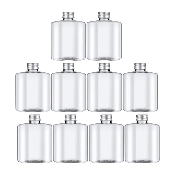 10 botellas de jugo vacías, frascos para bebidas caseras con tapas, recipientes para bebidas para refrigerador, jugos, restaurantes, recuerdos de 260 ml