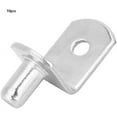 thumbnail image 4 of Support Pegs, Furniture Shelves Bracket with Wide Application & Durable Construction for Load-Bearing Capacity, Smooth Surface Nickel Plated L-Shaped Design for Cabinet, Wardrobe, 4 of 5