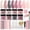 Baby Glitter Nude Pink, variant on  AZUREBEAUTY 8 Color Dip Powder Nail Kit, Jelly Translucent Milky White Sheer Pink Nude Neutral Clear Shades, Dipping Liquid Set with Matte Top Coat & Nail Sticks for French Nail Art Manicure