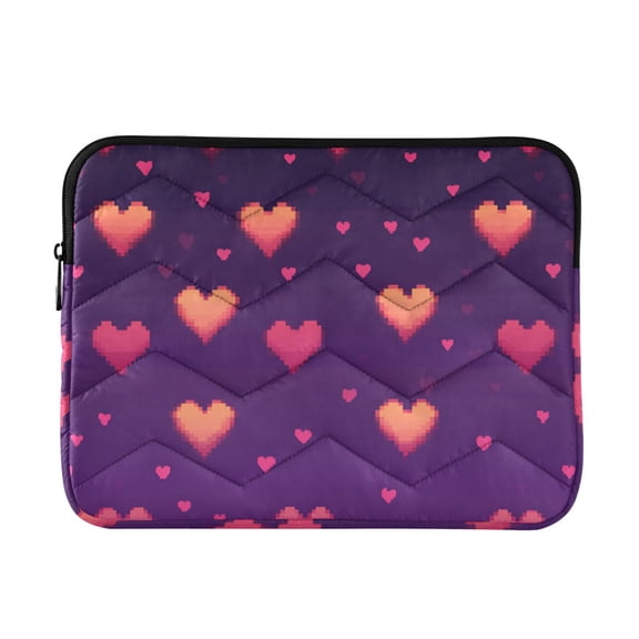 FORMRS 13-13.3 inch Laptop Sleeve Case Soft Carrying Quilted Computer Bag Cover, Love in The Clouds