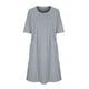 thumbnail image 2 of Puntoco Vestido Casual Suelto De Moda Para Mujer Vestido Recto De Color Sólido Con Bolsillo Y Cuello Redondo Vestido De Longitud Media Vestido De Cuello Redondo De Manga Corta Gris M, 2 of 5
