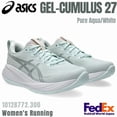 thumbnail image 1 of ASICS Women's Running shoes GEL-CUMULUS 27 Pure Aqua/White 1012B772.300 NEW!!, 1 of 6