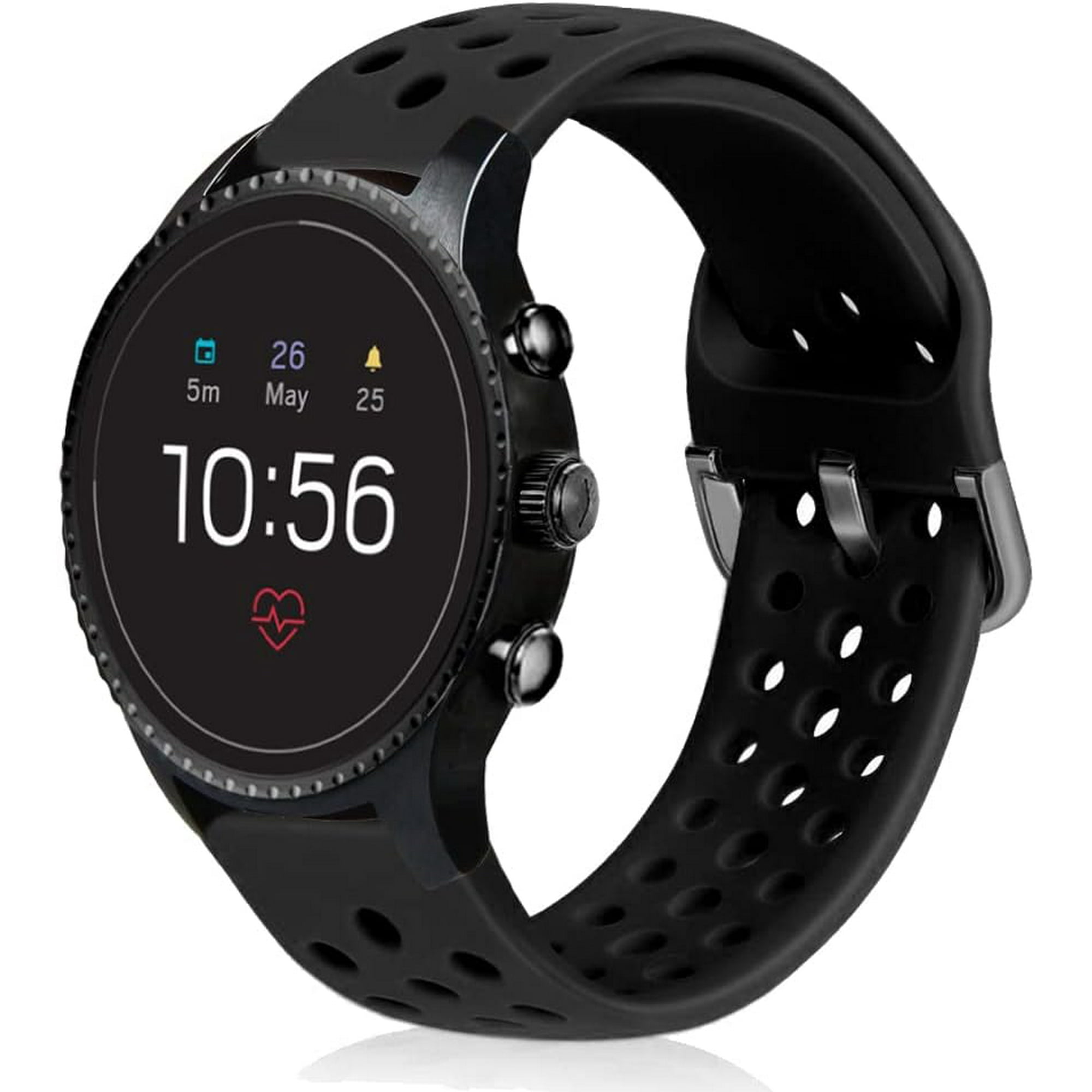 SURJDE Watch Band for Fossil Gen Explorist,22mm Soft Silicone