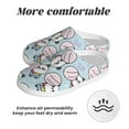 thumbnail image 6 of Disketp Cute Panda Bear Women's Men's Slippers Plush Slip-On House Slipper for Winter Indoor Soft Cushion Non-slip Fluffy Slides Slippers-13, 6 of 7