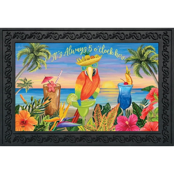 Briarwood Lane Always 5 O'Clock Summer Doormat
