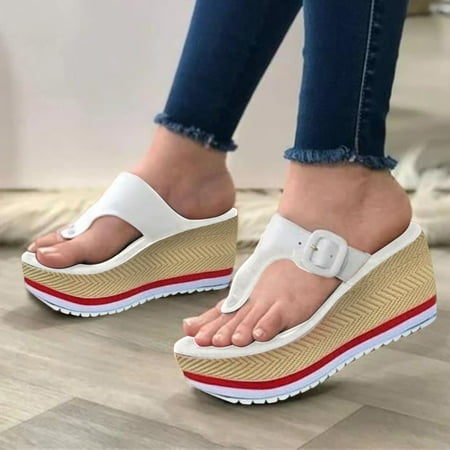 

slippers fashion women s casual shoes breathable slip-on outdoor leisure wedges slipper