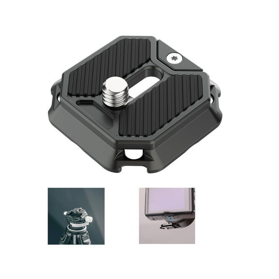 FALCAM F38 Anti Deflection Quick Release Plate for Camera,Compatible with Arca-Swiss Specification Base Can be Attached to Shoulder Straps