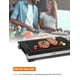 thumbnail image 3 of COMMERCIAL CHEF Parrilla Interior para Mesa, Encimera o Cocina, Parrilla Eléctrica 1600W con Control de Temperatura Ajustable, Parrilla Portátil de Acero Inoxidable y Negro para Uso Interior, 3 of 5