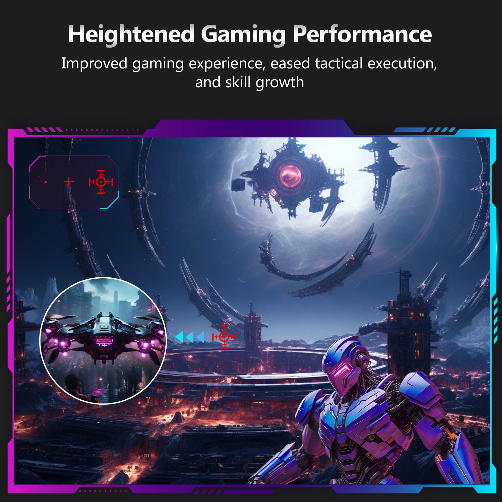 Z-EDGE 24 Inch 200Hz Curved Gaming Monitor, FHD 1080P VA Display, 1ms MPRT, AMD FreeSync, HDR Support, VESA Mount Compatible